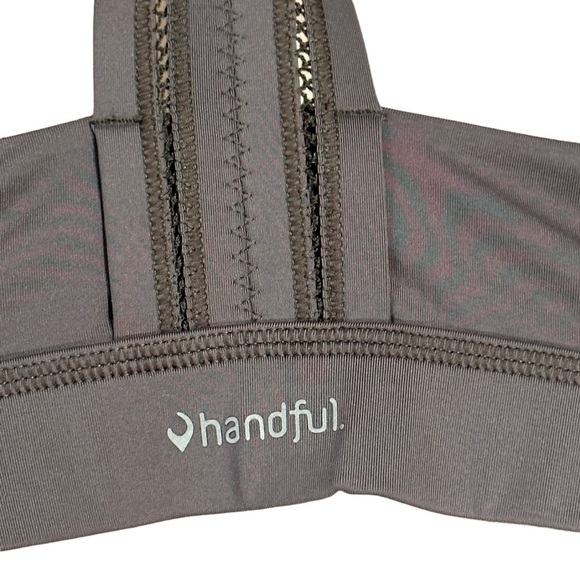 New HANDFUL Y-Back Bra M Magnetic Grey Small - Picture 7 of 9